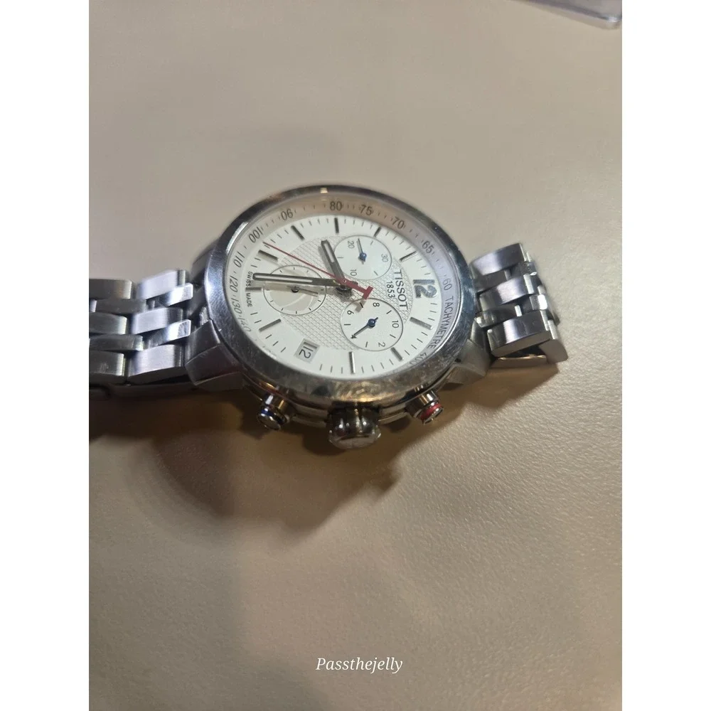 Tissot PRC 200 Chronograph NBA Special Edition Silver Men Watch‎ T055417